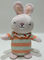 أرنب عيد الفصح الأرنب المتكلم يكرر ما تقوله روبوت قطيفة حيوانات محشوة إلكترونية حيوانات أليفة إلكترونية تفاعلية ، رقص وهز